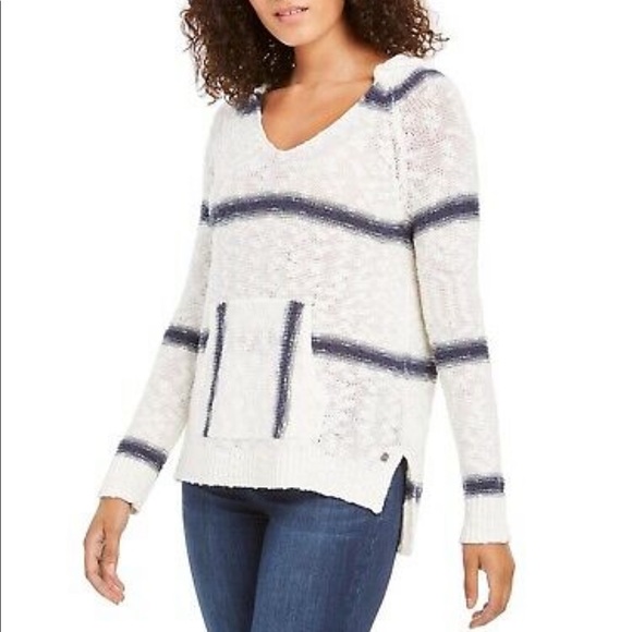 Roxy Tops - Roxy Airport Vibes Stripe Hoodie Sweater NWT XS